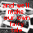 Red pixelated text reads 'and we'll make our own fairy tale' over a grayscale abstract background with white and black shapes.