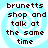 Four identical pixelated text arranged in a on light blue background with white spiral pattern