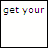 Animated sequence showing text and symbols changing across frames, starting with 'get your' followed by evolving visual elements.