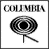 Static pixel art icon with 'COLUMBIA' text above a spiral symbol on white background, framed by dark border.