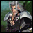 A 2x2 contact sheet of three animated frames showing Final Fantasy 7 characters in pixelated style with green backgrounds and armor details.