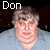 A 50x50 pixel animated contact sheet showing two identical cartoon faces side-by-side with text above each, one reading "Don" and the other "vito" in white block letters against a dark background.