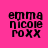 Four display identical text in different background colors: pink, light blue, cyan, and dark blue