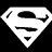 A pixelated white Superman logo with blue text 'Singer' on a black background, displayed as two frames in a contact sheet layout.