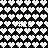 A black-and-white pixel art composition of white hearts on a black background with four instances of "#10" text in light gray.