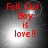 Red text 'Fall Out Boy is love!!' on a grayscale gradient background with subtle circular patterns, displayed in four -aligned