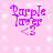 Pixelated purple text 'Purple Hoser' with a cursor on pink background, four identical frames in