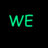 Green 'WE', pink 'BE', and yellow 'SEXI!' text on black background with gray rectangle in bottom right corner.