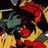A 48x48 pixel animated contact sheet showing two frames of an anime-style icon with a character in motion and text elements on the right side.