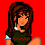 Pixelated cartoon character with brown hair and green sweater on red background, paired with text "Good Girl" and "Gone Bad".