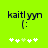 Green background with dark text 'kaitl yyn' and colon, five white plus signs below where the third sign is light green in one frame.