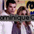 six pixelated images with overlaid text fragments, featuring people in various poses and settings with visible text overlays