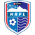 Pixelated shield-shaped icon with blue, red, and white colors featuring 'NPL' text above a soccer ball symbol on the left and wave pattern on the right.