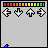 12 shows a sequence of blue and yellow arrow icons moving across a gray background beneath a rainbow progress bar
