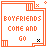 Animated pixel art of orange-outlined frames with text variations, showing sequential changes in letter casing across multiple