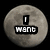 Six circular moon-themed icons arranged in a , each with white text on dark gray backgrounds