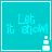 Four identical turquoise squares with white borders display pixelated text and a small white snowman icon.