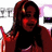 A pixelated static image shows a person with long dark hair wearing red clothing, making a hand gesture against a white background.