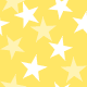 A static pattern of white and light yellow stars on a solid yellow background with no visible animation or text.