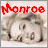 Two side-by-side pixelated images of a cartoon character with light brown hair and wide eyes, one with red text above the head and the other with black text.