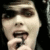 Static 50x50 pixel icon showing a close-up of a person's face with hand near mouth, rendered in low-resolution grayscale tones on black background.