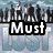 six showing a beach scene with people, an airplane, and text overlays reading Must Love Lost