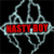 Pixelated icon with red text 'HASTY BUT' on a metallic frame against black background.