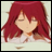 A 48x48 pixel buddy icon featuring a red-haired anime character on the left and "Anime IM" text with "COM" below it on the right, displayed as a static contact sheet frame.