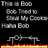 Pixelated animation shows a character with text about 'Bob' and cookies, transitioning from gray to red text over flames.