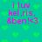 Pixelated text and green hearts on a teal background, with pink text reading 'i luv kel.ris. &ben!<3' in four identical quadrants.