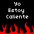 Pixelated text 'Yo Estoy Caliente' appears twice on black background with red flame graphics at bottom.