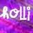 Pixelated static icon with stylized text 'Relli' over a purple-pink gradient background.