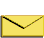 Yellow envelope icon with orange interior, showing sequential states of envelope opening and text reveal against gray background.