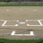 six soft baseball-themed images with text elements, including a field, ball close-up, player action, and heart symbol