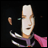 Pixelated anime-style character with light skin and closed eyes, wearing a pink and purple outfit with white accents, against a black background with text reading "AnimeIM" and "com".