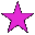 pixelated star and vertical bar icons in varying shades of pink and purple on a gray background