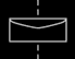 Animated sequence showing a white envelope icon transforming into a crumpled paper shape with red text 'WRITE TO US' on black background.