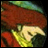 A 48x48 pixel buddy icon featuring a cartoon character with red hair and green clothing on the left, paired with "Anime IM" text in white pixelated font on a black background to the right.