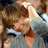 Pixelated image of two people embracing, one with light brown hair, the other with dark hair, on a green background with blue text reading ZAC EFRON <3 <3