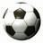 A pixelated soccer ball icon with text reading "Soccer rocks my box!" in a retro digital style.