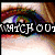 A pixelated image with a close-up of an eye, colorful abstract background, and bold text reading "WATCH OUT IS HERE!!" over a of fruit icons