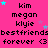 A bright pink background displays repeated text and star symbols in black, cyan, and purple, with animated star color changes.