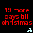 Four identical pixelated display red text on black background with light blue borders and small white snowflake icons