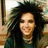 Pixelated image of a person with long dark hair against a blurred background, next to black text reading 'BiLL kAUliTz <3 Love!!'