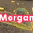 Pixelated image with red text overlays reading 'Morgan', 'Loves', 'Colton!', and '<3' over a blurred background with green and yellow shapes.