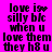 Pixelated text on bright pink background with animated text fragments and partial character changes.
