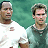 Four men in sports jerseys stand side-by-side with text "the rundown" overlaid on a lower band, rendered in pixelated style.