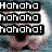 Pixelated white dog with exaggerated facial features in four showing text and expression changes
