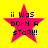 Four identical pixelated pink stars on a bright yellow background with black text reading "ii was born a star!!!" in the center of each star.