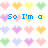 Pixelated heart pattern with blue text reading "So I'm a little weird... but that's how I roll..." on white background.